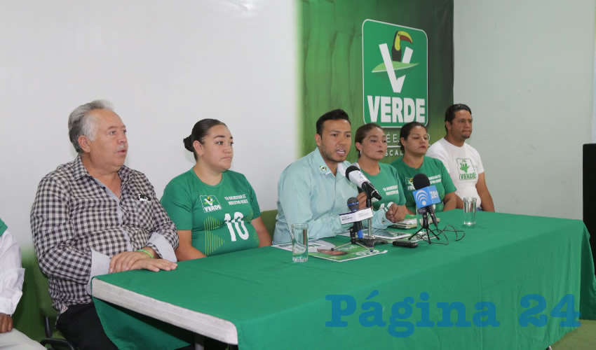 Nathanael Saucedo Silva, candidato del PVEM a la Alcald&iacute;a de Aguascalientes (Foto: Eddylberto Lu&eacute;vano Santill&aacute;n)