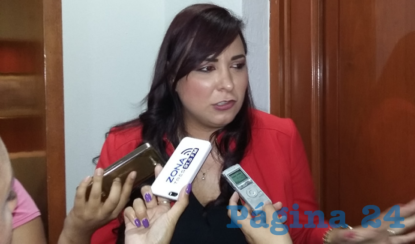 Sofía Berenice García Mosqueda, diputada presidenta de la mesa directiva del Congreso/Foto: Archivo Página 24
