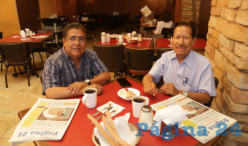 En el restaurante Las Antorchas almorzaron Alberto Marmolejo y Pedro Su&aacute;rez Mu&ntilde;oz