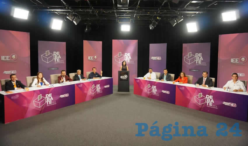 Debate de aspirantes a la Presidencia Municipal de Aguascalientes (Foto: Eddylberto Lu&eacute;vano Santill&aacute;n)