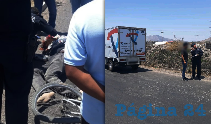 El accidente ocurrió en avenida Siglo XXI, a la altura de la granja Eddy