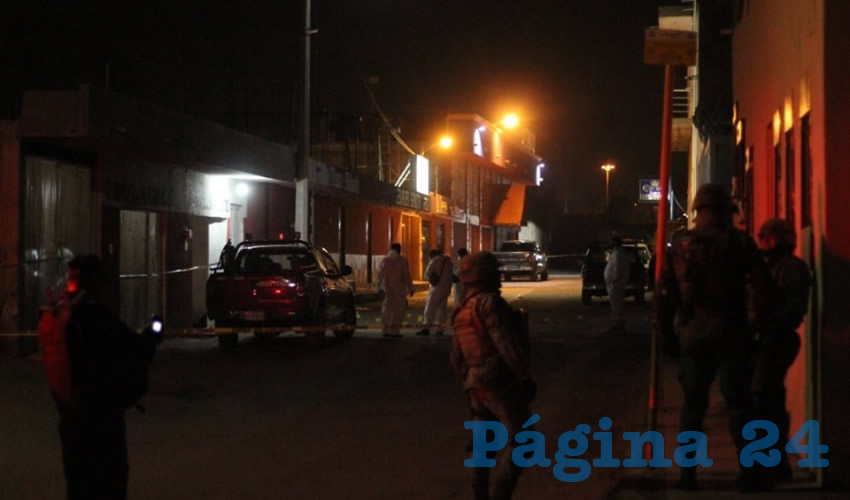 La fachada del prostíbulo donde ejecutaron al hombre y a la mujer (Fotos Cortesía)