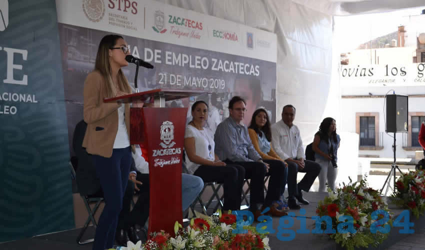 El Servicio Nacional de Empleo (SNE) en Zacatecas, realizó la cuarta Feria del Empleo del año, y la número 47 en lo que va en la administración estatal de Alejandro Tello Cristerna (Foto Merari Martínez)