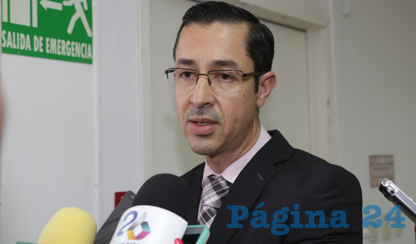 Luis Fernando Landeros Ortiz, consejero presidente del IEE (Foto: Eddylberto Lu&eacute;vano Santill&aacute;n)