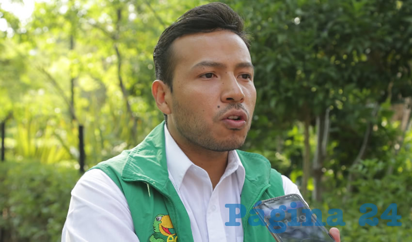 Natha Saucedo, candidato del PVEM (Foto: Eddylberto Luévano Santillán)