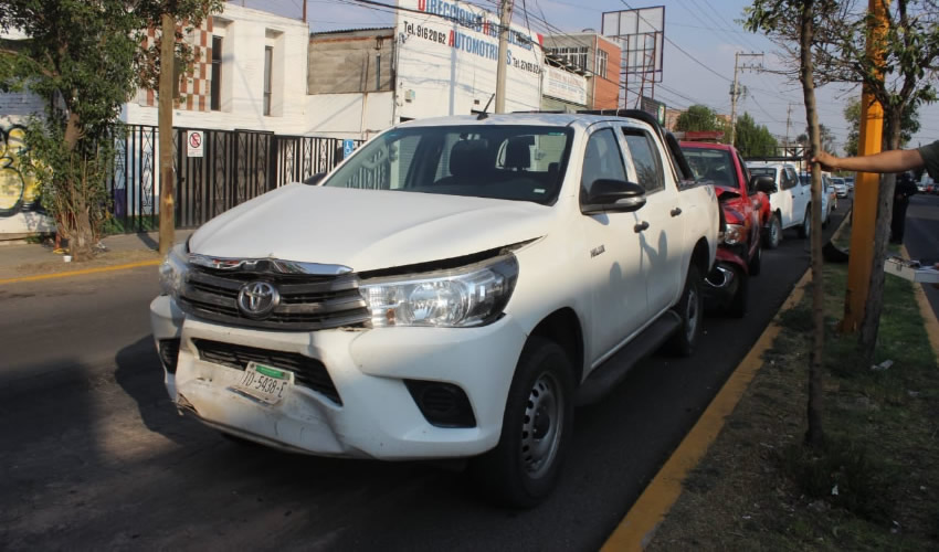 El percance ocurri&oacute; sobre avenida H&eacute;roe de Nacozari norte