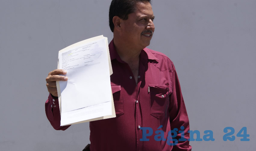 Ayer, Felipe Hinojo Alonso presentó el amparo en contra de la Fiscalía General de la República en el Tercer Juzgado de Distrito
