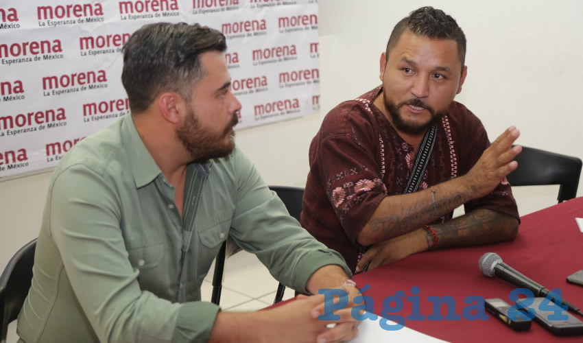 Humberto Gutiérrez Lara y Pedro César Carrizales Becerra “El Mijis” (Foto: Eddylberto Luévano Santillán)