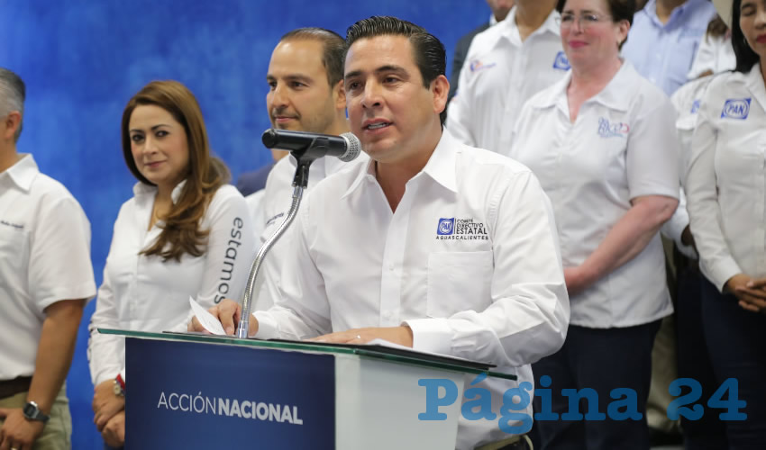 Gustavo B&aacute;ez Leos, presidente estatal del PAN (Foto: Archivo)