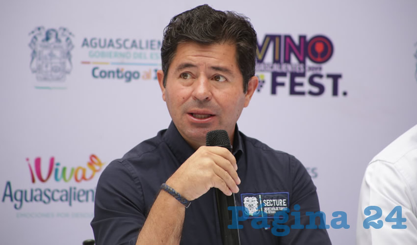 Jorge López Martín, secretario de Turismo (Foto: Eddylberto Luévano Santillán)