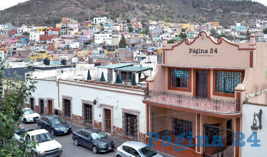 Página 24 Zacatecas, las instalaciones en plena pechuga de la ciudad: Genaro Codina 732, Centro Histórico