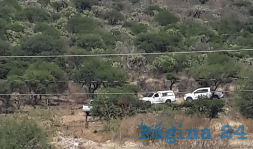 El cadáver fue localizado en un predio situado en la parte posterior del fraccionamiento Villas del Puertecito