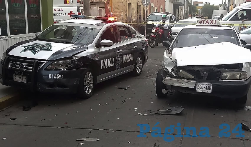 El accidente ocurrió en el cruce de las calles Plateros y México, en la colonia La Fe