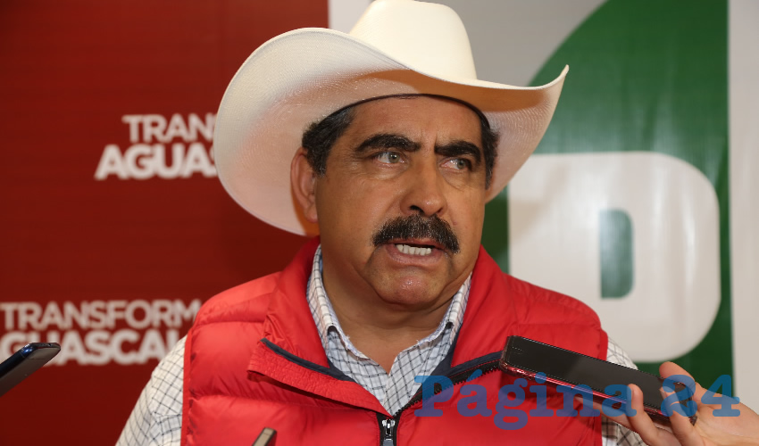 David Nájera Moreno, líder de la Confederación Nacional Campesina en Aguascalientes (Foto: Archivo)