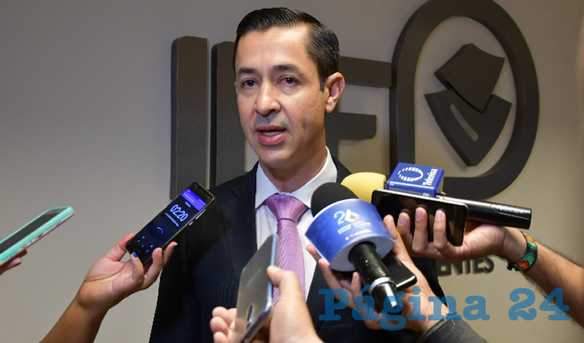 Luis Fernando Landeros Ortiz, consejero presidente del IEE