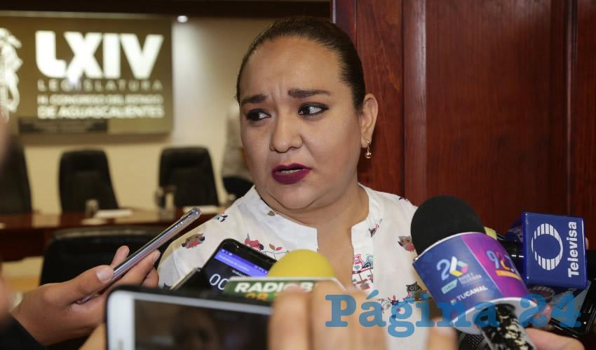 Natzielly Rodríguez Calzada, diputada local (Foto: Eddylberto Luévano Santillán)