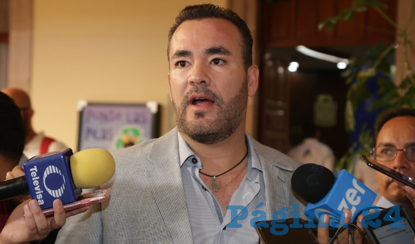 Mauricio González López, regidor del Ayuntamiento de Aguascalientes (Foto: Eddylberto Luévano Santillán)