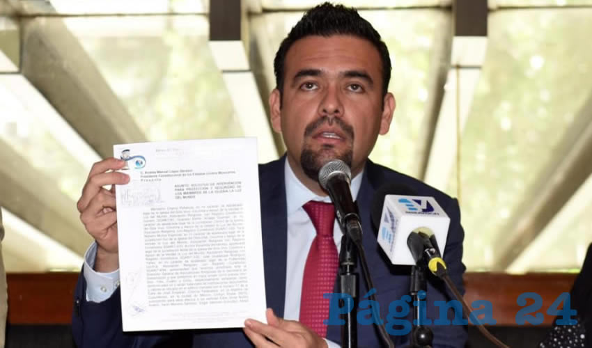 Silem García Peña, vocero de la iglesia de La Luz del Mundo, dijo que desde que trascendió la noticia del arresto de su líder, el apóstol Naasón Joaquín, los miembros de esta congregación han sido blanco de discriminación, bullying y acoso sexual, por lo que piden al presidente de México tome cartas en el asunto y frene la violencia en su contra/Foto: Eduardo Miranda