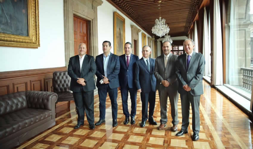 Los gobernadores presentaron el proyecto de la Alianza Centro-Bajío ante el jefe de la Oficina de la Presidencia de la República, Alfonso Romo Garza