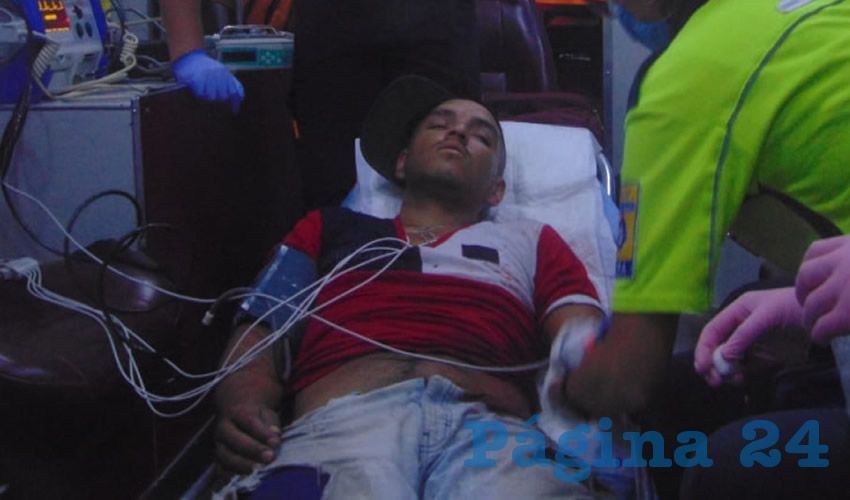 Joel Ibarra Anguiano fue baleado en el lado izquierdo de la espalda