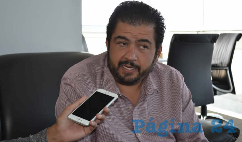 Roberto Luévano Ruiz, secretario de Desarrollo Social del gobierno estatal (Foto Merari Martínez)