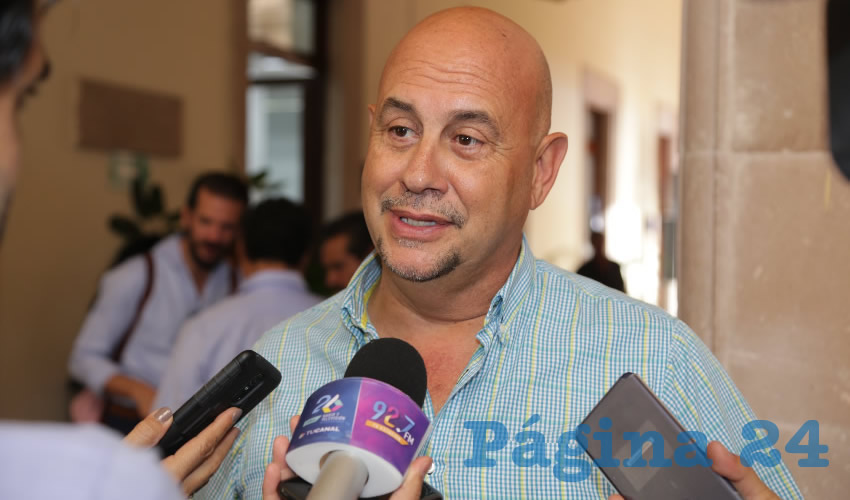Claudio Arturo González Muñoz, secretario de Servicios Públicos (Foto: Eddylberto Luévano Santillán)