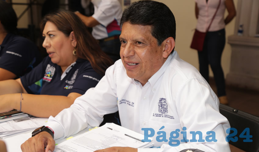 Marco Antonio Lic&oacute;n D&aacute;vila, secretario de Obras P&uacute;blicas (Foto: Eddylberto Lu&eacute;vano Santill&aacute;n)