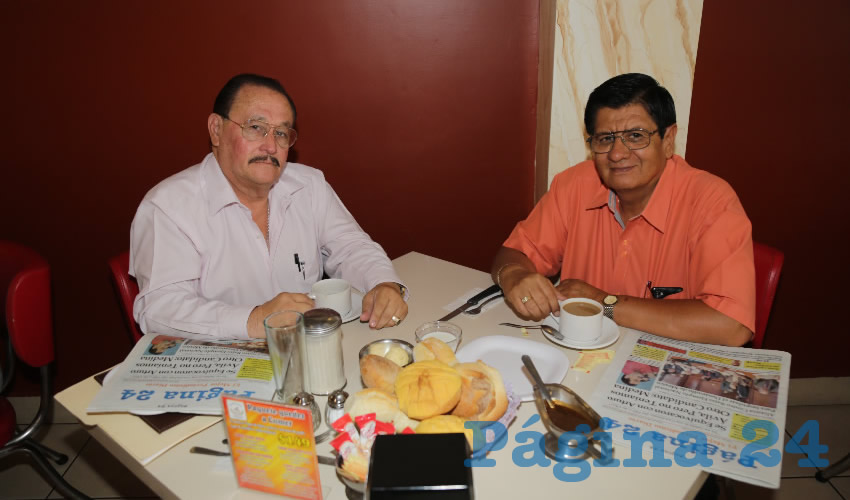En el restaurante Mitla almorzaron José Ismael Medina y José Manuel Rosales Cortés