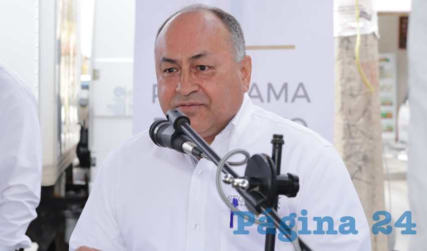 Humberto L&oacute;pez Rodr&iacute;guez, gerente de abasto social de Liconsa (Foto: Eddylberto Lu&eacute;vano L&oacute;pez)