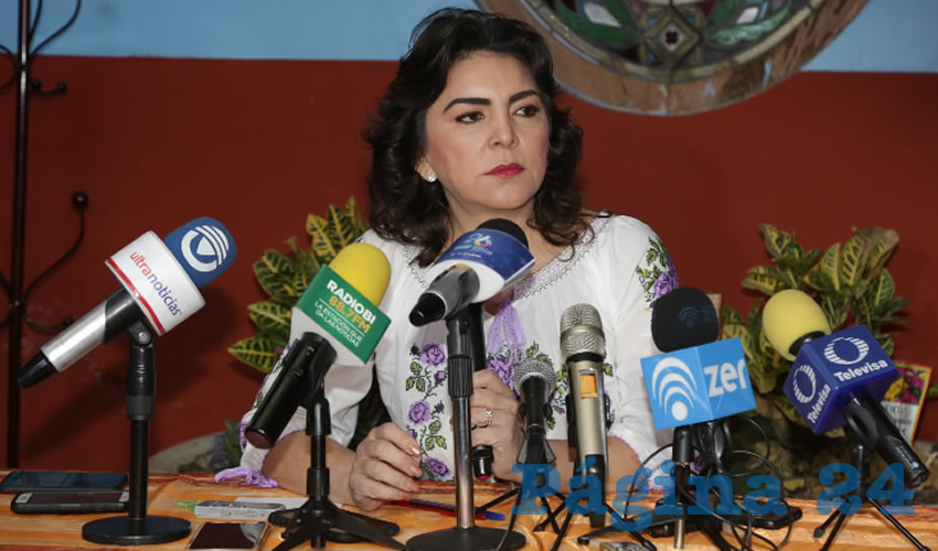 Ivonne Ortega Pacheco, aspirante a la Presidencia Nacional del PRI (Foto: Eddylberto Lu&eacute;vano Santill&aacute;n)