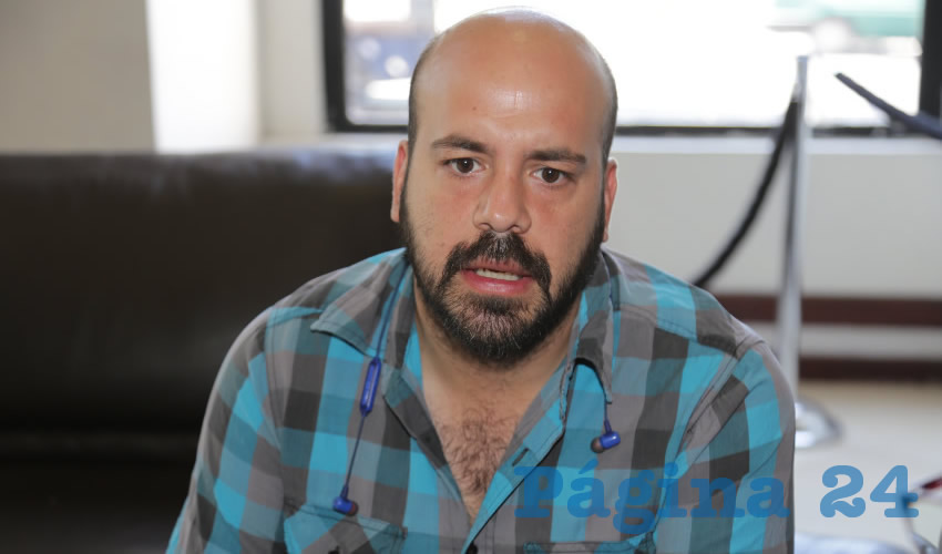 Manuel Guti&eacute;rrez Flores, activista del colectivo SerGay (Foto: Eddylberto Lu&eacute;vano Santill&aacute;n)