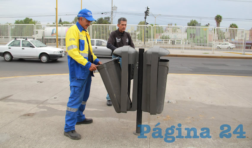 La dependencia municipal exhorta a la ciudadanía a utilizar los contenedores de manera adecuada, depositando sólo desechos que se generan en el momento