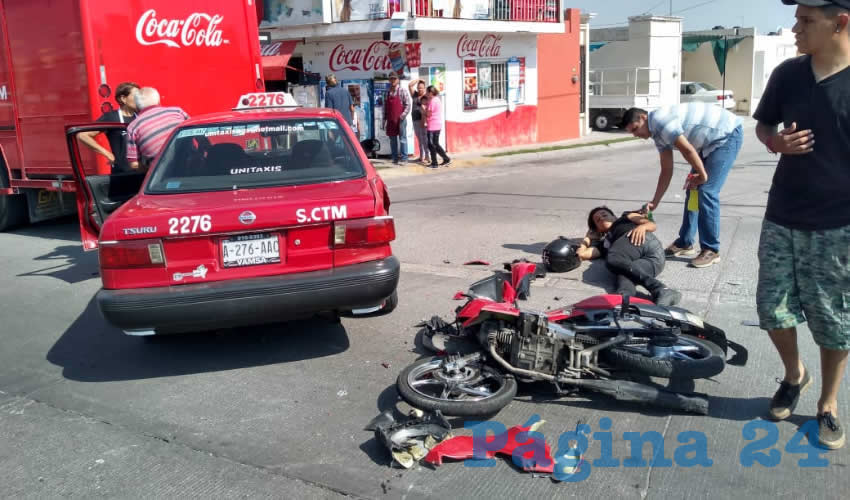 El ruletero Antonio &ldquo;N&rdquo; &ldquo;N&rdquo; le cerr&oacute; el paso al motociclista, sobre avenida Ajedrecistas