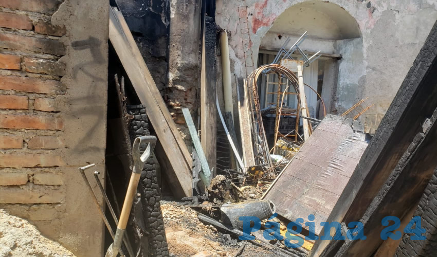 Fueron m&iacute;nimos los da&ntilde;os causados en la vieja finca de Cazona Corzo