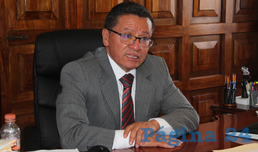 Armando Ávalos Arellano, magistrado presidente del Tribunal Superior de Justicia del Estado de Zacatecas (TSJEZ) (Foto Rocío Castro Alvarado)