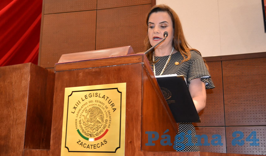 Susana Rodríguez Márquez, diputada local por el Partido Verde Ecologista de México (PVEM)