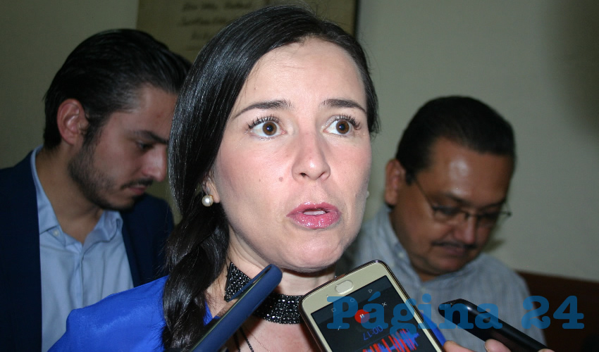 Mirza Flores Gómez, diputada presidenta de la comisión legislativa