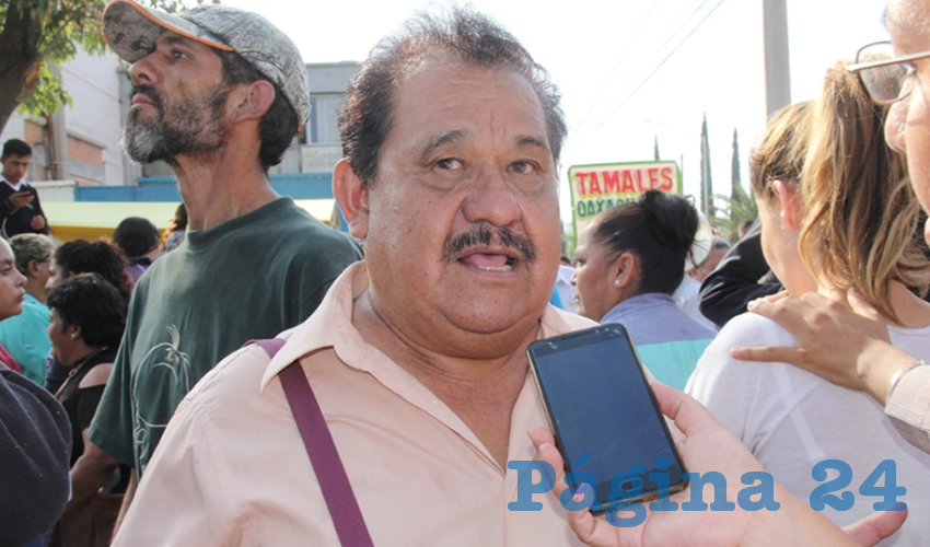 Manuel Medina Ortega, líder del Frente de Lucha Campesina