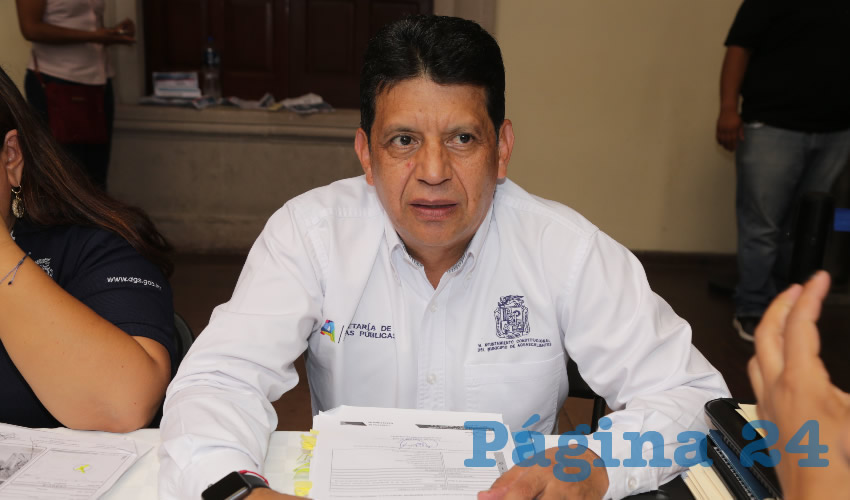 Marco Antonio Licón Dávila, secretario de Obras Públicas (Foto: Eddylberto Luévano Santillán)