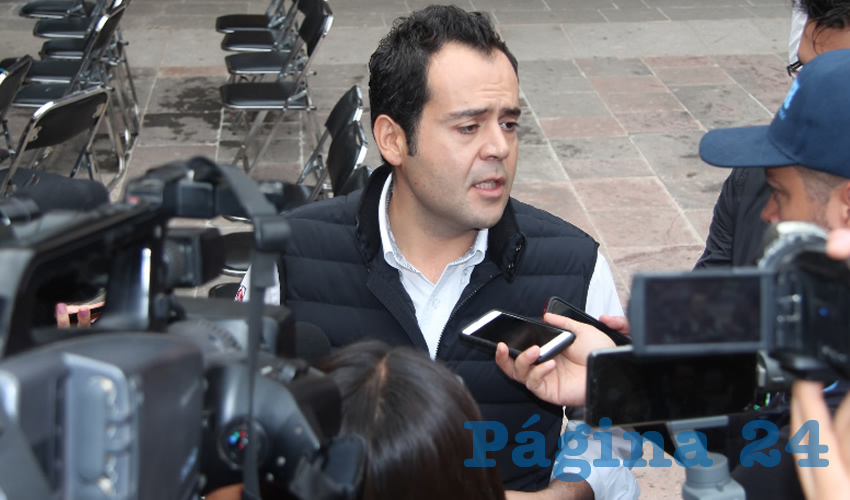 Ulises Mejía Haro, presidente municipal de Zacatecas (Foto Rocío Castro)