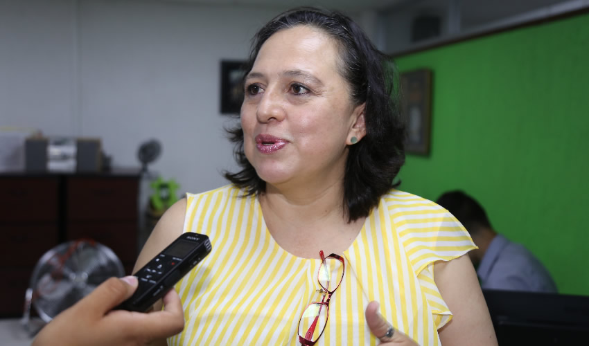 Áurea Minerva Moraga Alejo, profesional de Servicios en la Dirección General de Educación en Derechos Humanos de la CNDH (Foto: Eddylberto Luévano Santillán)