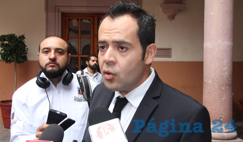 Ulises Mejía Haro, presidente municipal de Zacatecas (Foto Rocío Castro)