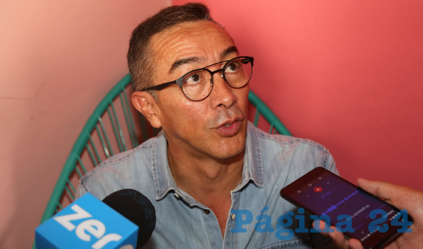 Julián Elizalde Peña, presidente del Colectivo Ser Gay (Foto: Eddylberto Luévano Santillán)