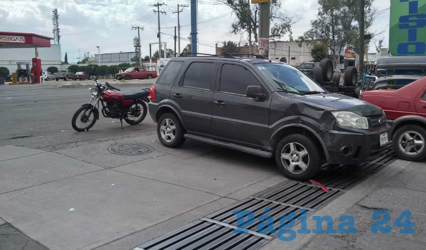 El percance ocurrió en el cruce de bulevar a Zacatecas y calle Afrodita