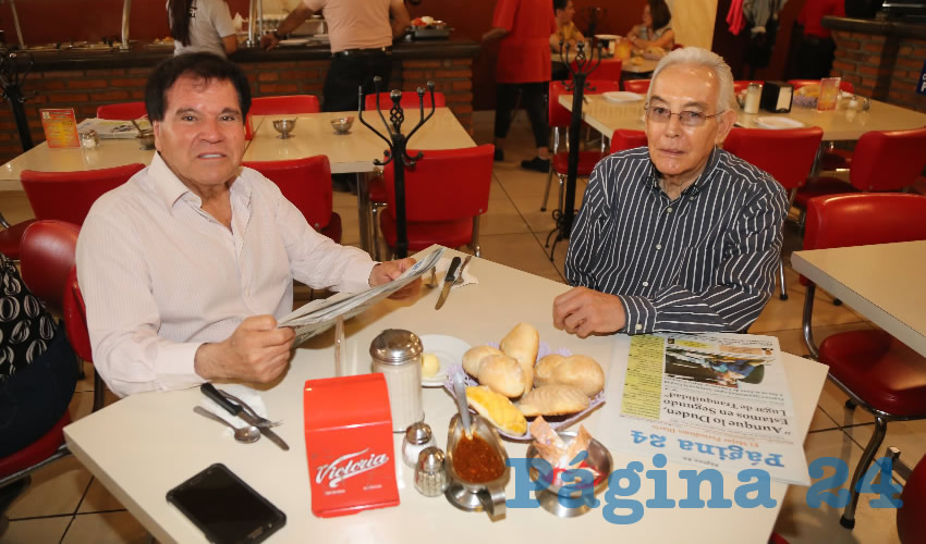 En el restaurante Mitla almorzaron Roberto Padilla M&aacute;rquez y Javier Aguilera Garc&iacute;a