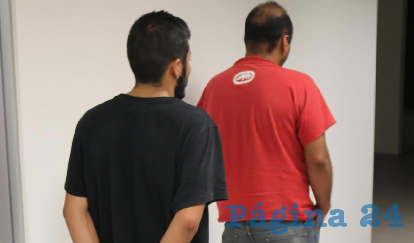 Mario Omar Salas Hern&aacute;ndez, a la derecha, junto a su c&oacute;mplice Michel Alejandro &ldquo;N&rdquo; &ldquo;N&rdquo; &ldquo;La Pulga&rdquo;