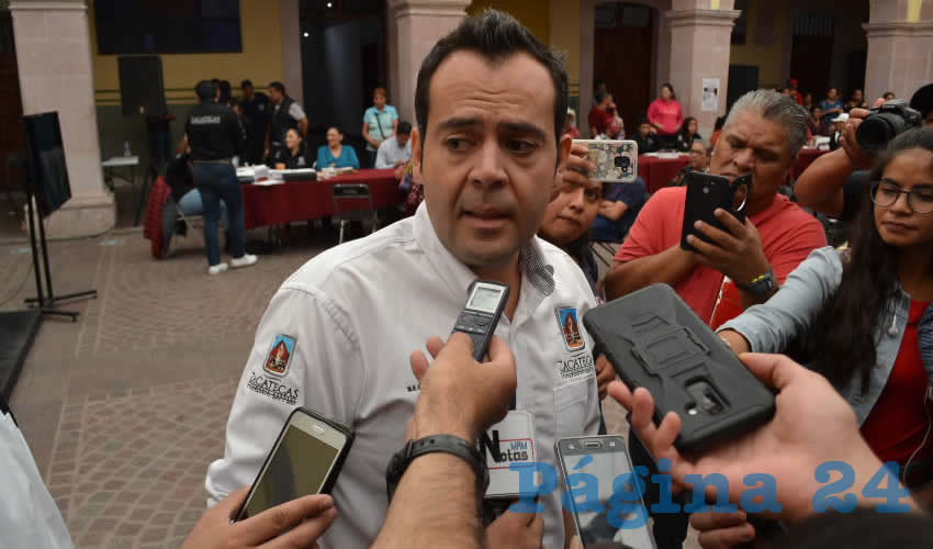 Ulises Mejía Haro: En el municipio de Zacatecas no se requiere ningún amparo para realizar enlaces matrimoniales entre personas del mismo sexo: “Lo único que se requiere como cualquier otro ciudadano es que acudan a la presidencia municipal, que estén convencidos del paso que van a dar, y que reúnan los requisitos necesarios” (Foto Merari Martínez)