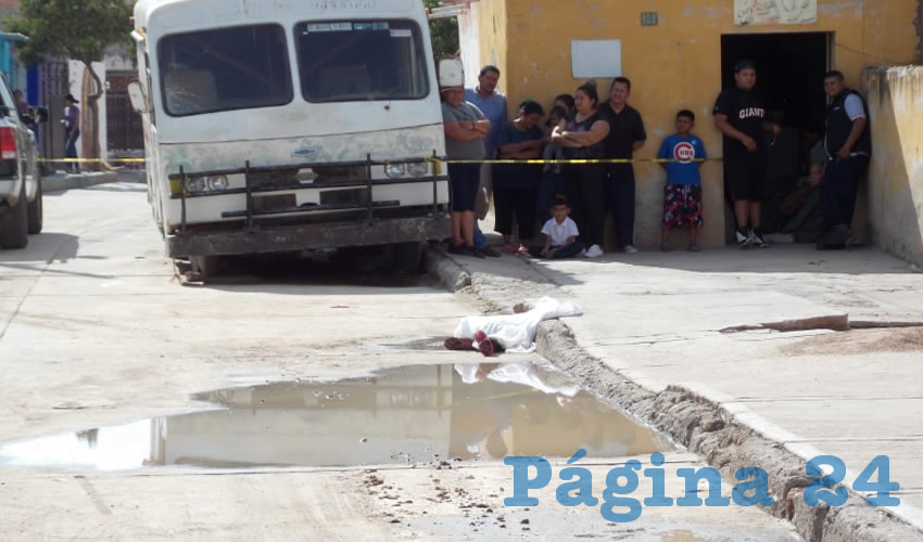 Afuera de su casa, murió atropellado el niño Alan de Jesús “N” “N”, que contaba con seis años de edad