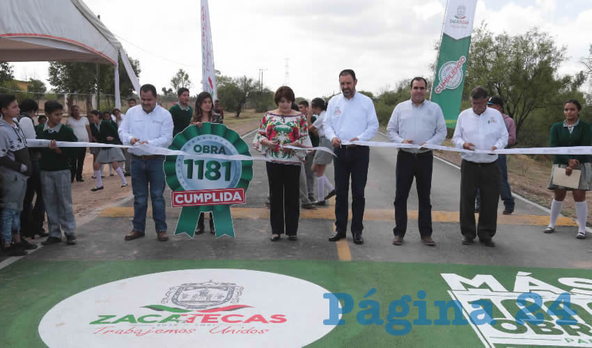 El Gobernador entregó obras de urbanización y acceso carretero para el municipio