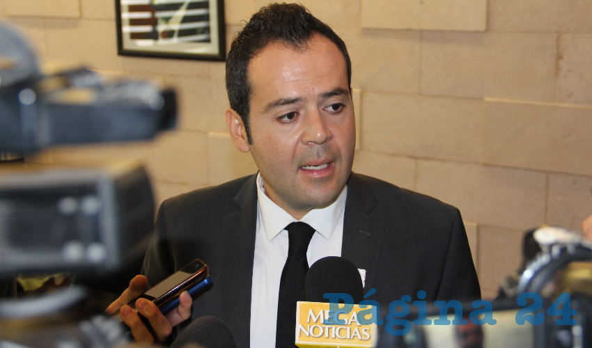 Ulises Mejía Haro, presidente municipal de Zacatecas (Foto Rocío Castro)